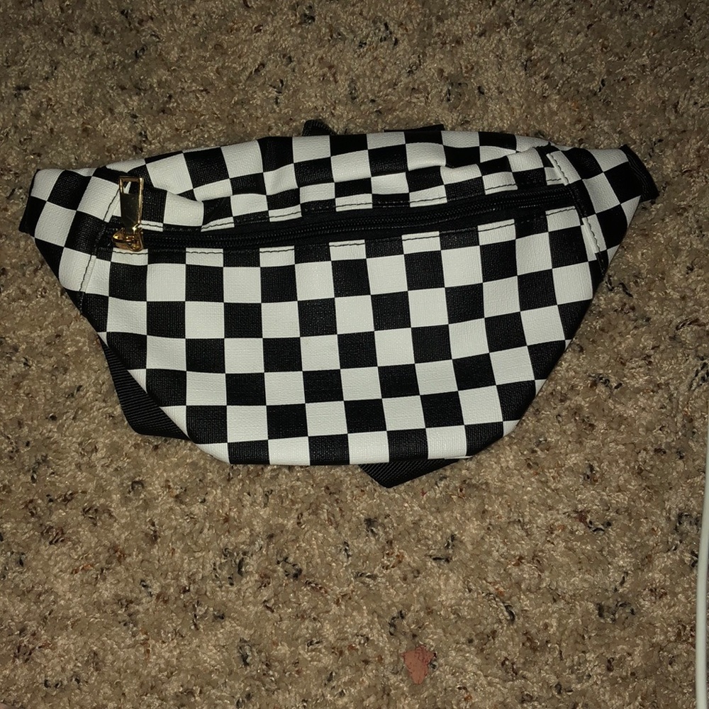 Checkerboard fanny pack